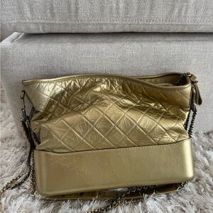 Large Metallic Gabrielle Hobo